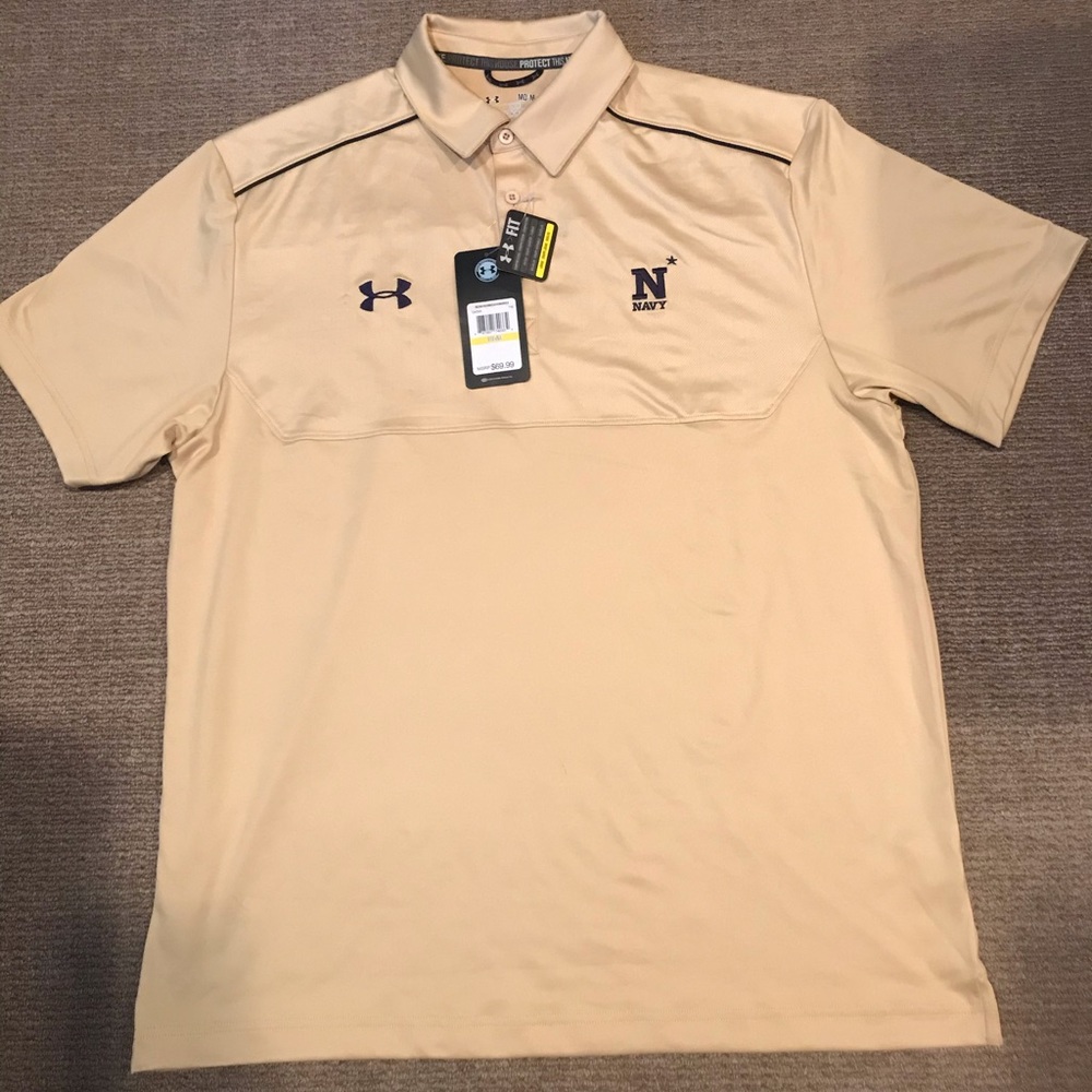 ❌SOLD❌ NWT Under Armour Naval Academy (USNA) Polo
